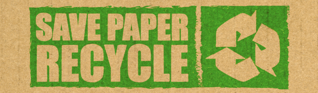 oud papier recyclen